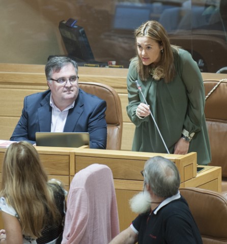 Flora Miranda Pena e Patricia Otero Rodríguez toman posesión como deputadas do Parlamento de Galicia
